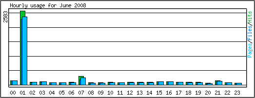 Hourly usage