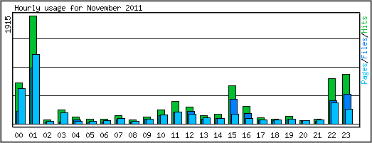 Hourly usage