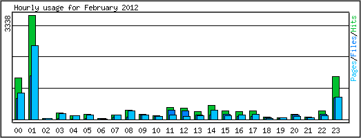 Hourly usage
