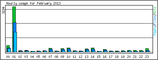 Hourly usage